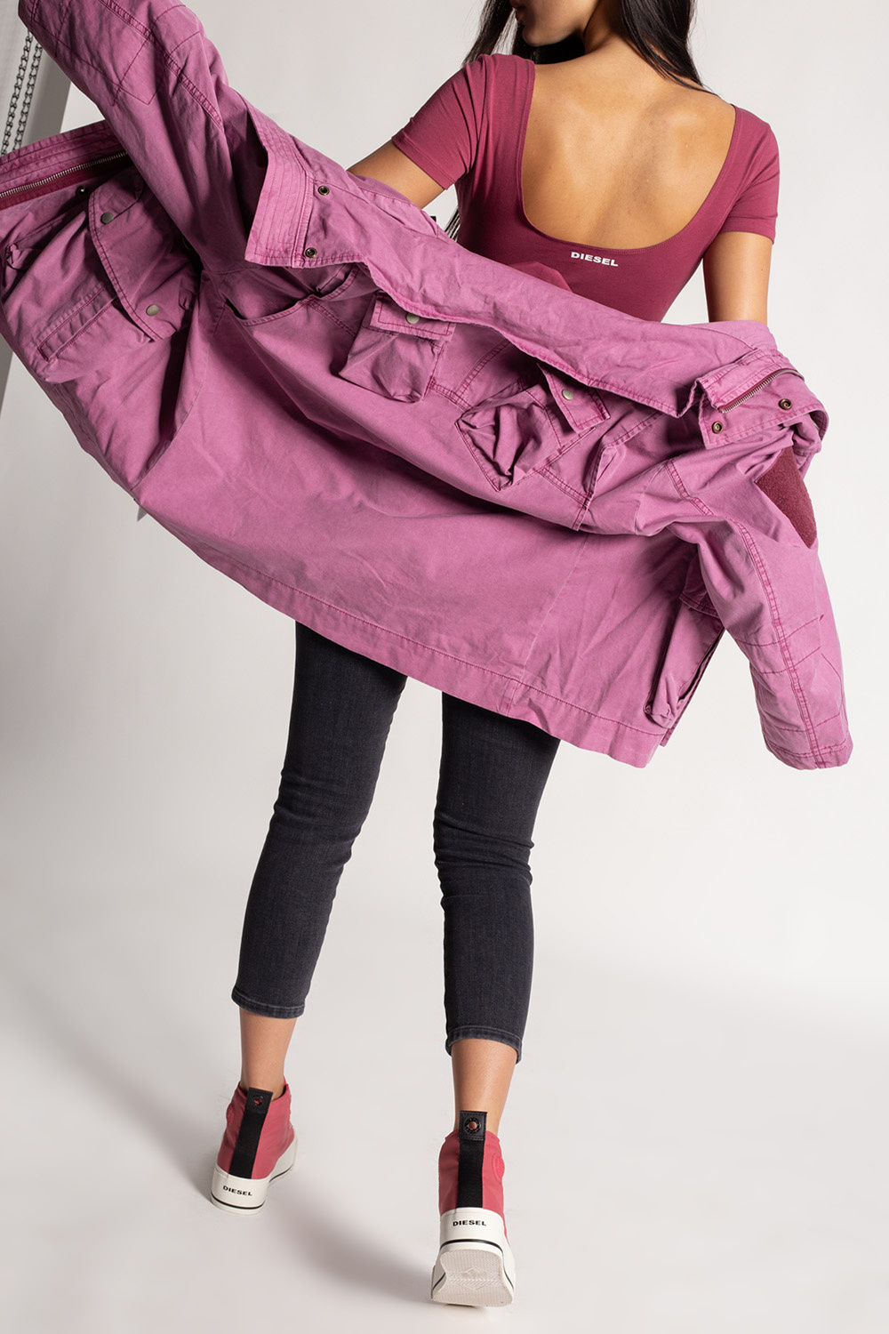 Diesel Jacket with pockets Women's Clothing Vitkac